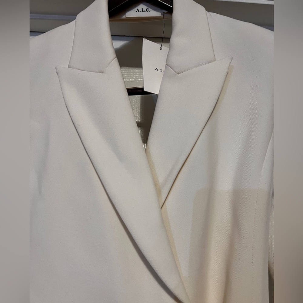 White Blazer Dress - Sz 4 - Picture 5 of 11